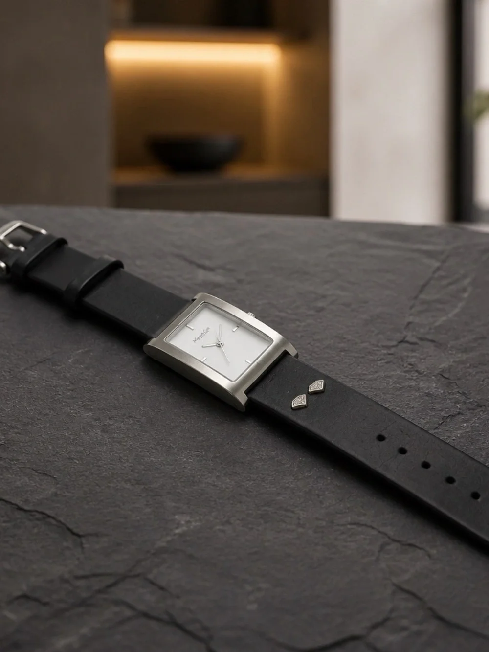 Kenneth Cole New York Rectangular Watch New Battery!
